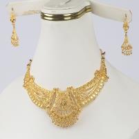 Golden Indian Artificial Jewellery Sets Design 2021 (PS-316) Price in Pakistan