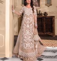 Luxury Handwork Heavy Embroidered Organza Wedding Dress 2024 (Unstitched) (CHI-901) Price in Pakistan