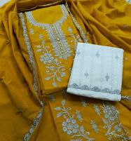 Paper Cotton Heavy Embroidered Dress With EMB Dupatta & EMB Trouser (Unstitched) (DRL-1746)	 Price in Pakistan