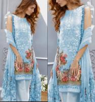 Latest Embroidered Lawn Dress 2024 With Printed Lawn Dupatta (Unstitched) (DRL-1738) Price in Pakistan