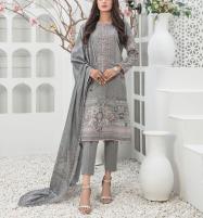 Latest Embroidered Lawn Dress 2024 With Printed Lawn Dupatta (Unstitched) (DRL-1740)	 Price in Pakistan