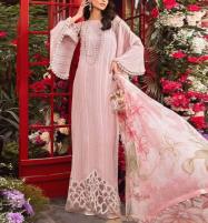 Latest Digital Lawn Embroidery Dress With Printed Chiffon Dupatta (Unstitched) (DRL-1609)	 Price in Pakistan
