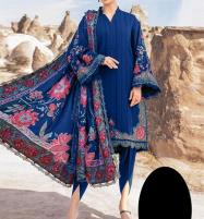 Lawn Embroidered Dress With Digital Printed Diamond Dupatta 3 PCs Suite (Unstitched) (DRL-1605) Price in Pakistan