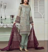 Beautiful Massori Full Heavy Embroidered Dress Messori Heavy Embroidery Dupatta Unstitched (CHI-123) Price in Pakistan