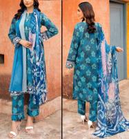Luxury Digital Printed Lawn Dress With Printed Chiffon Dupatta (Unstitched) (DRL-1658) Price in Pakistan