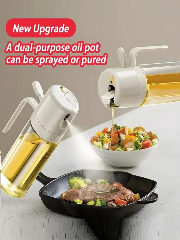 2 in 1 Glass Oil Spray Dispenser Bottle Price in Pakistan