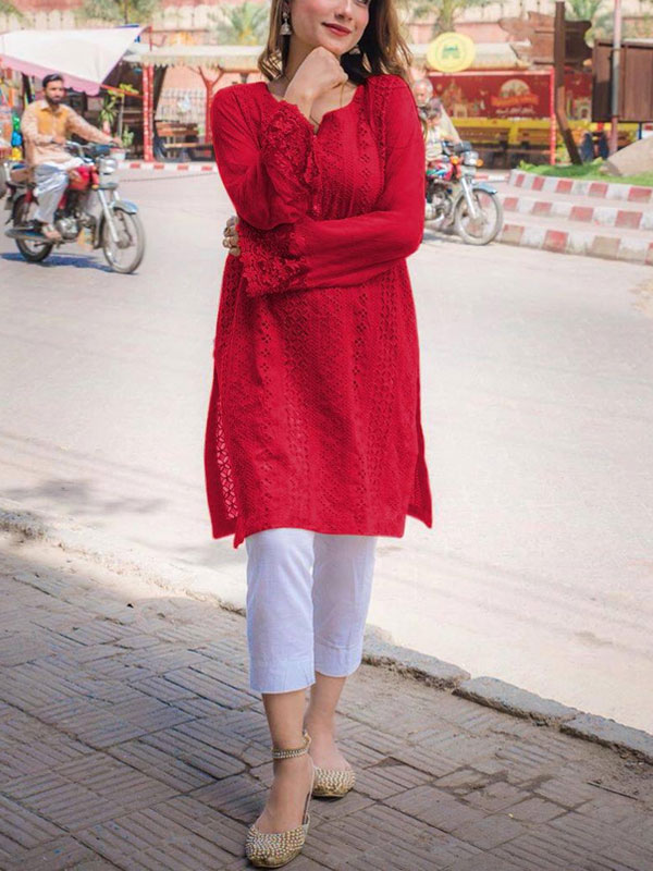 Lawn Chicken Karri Heavy Embroidered Dress 2 Pec Suit (Unstitched) (DRL-2270)	