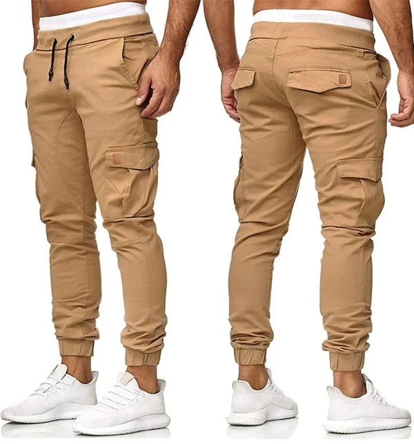 6 Pocket Camel Cotton Cargo Trouser for Men’s (TS-5)	