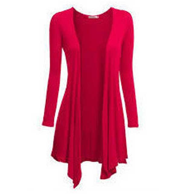 Cotton Jersey Shrug For Women Pink