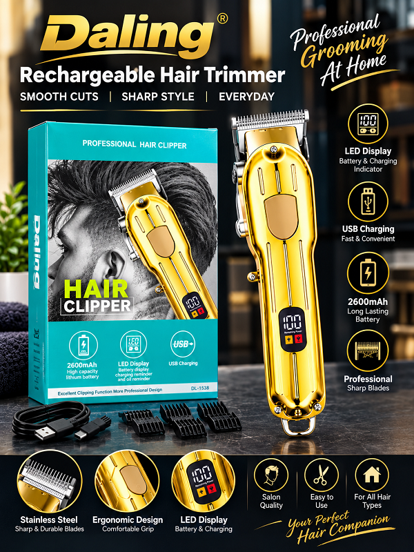 Daling Hair Trimmer Rechargeable – Daling FRD-8671 Trimmer