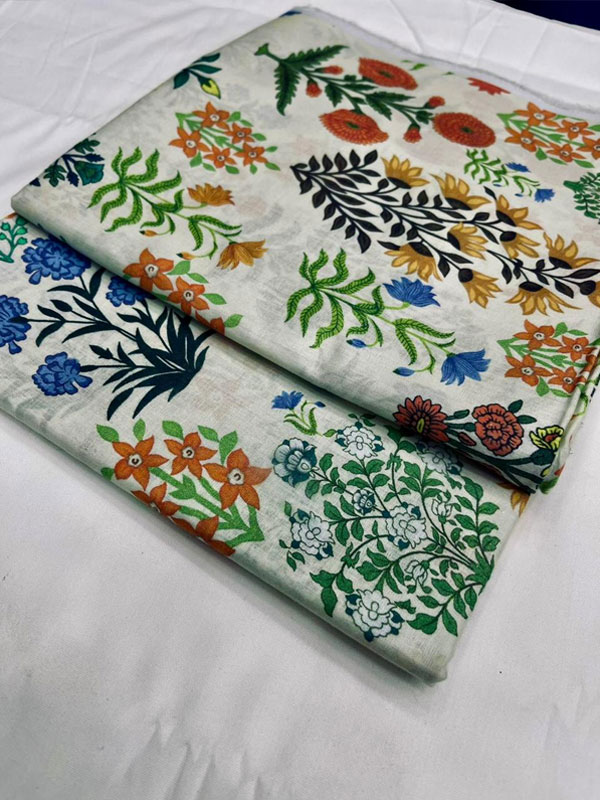 Original 2 PCs All Over Printed Lawn Dress (Unstitched) (DRL-2297)	