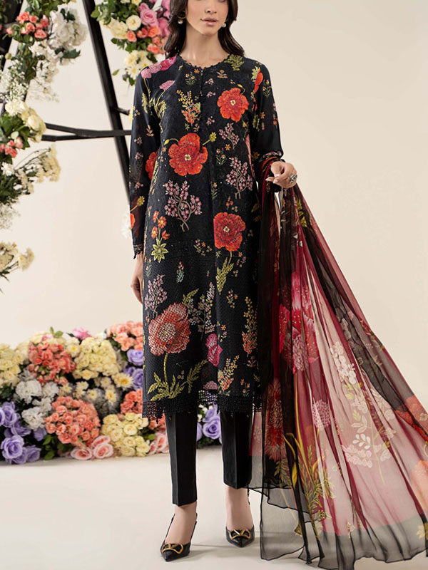 Original Digital Printed Lawn Dress With Printed Lawn Dupatta & Lawn Trouser (Unstitched) (DRL-2275)	