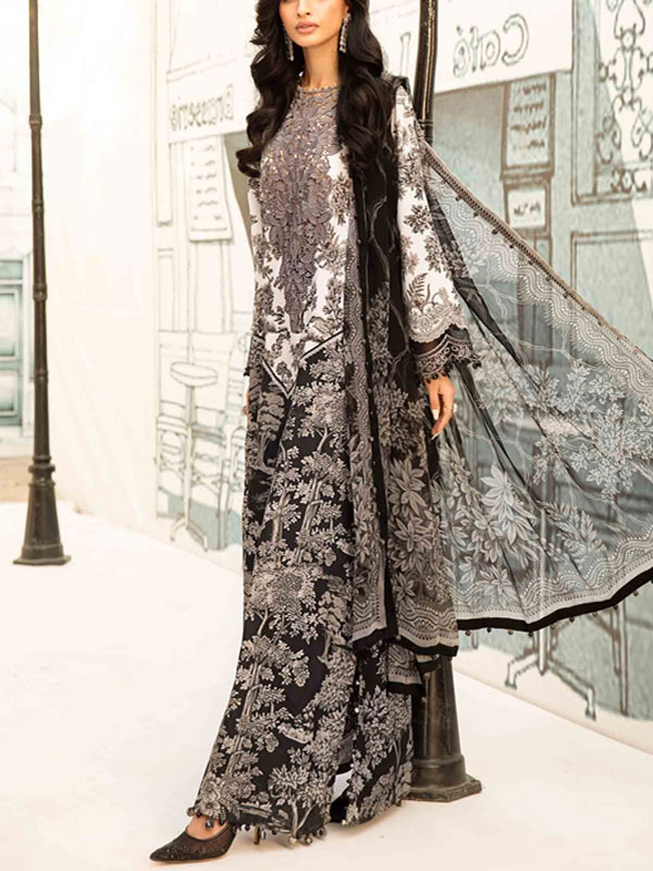 Original Digital Printed Lawn Dress With Printed Lawn Dupatta & Lawn Trouser (Unstitched) (DRL-2278)	