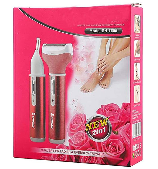 Shinon Shaver For Ladies & Eyebrow Trimmer