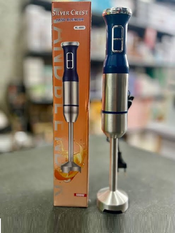 Silver Crest 4 Blade Hand Blender 600Watt 2 Speed 