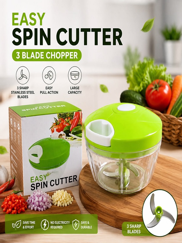Mini Cyclone Manual Hand Pull Speedy Chopper & Mincer