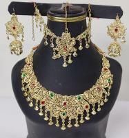 Artificial Indian Bridal Jewellery Design 2022 With Matta Pati (PS-470) Price in Pakistan