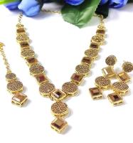 Stylish Necklace Set With Earring & Tikka (PS-473) Price in Pakistan