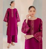 Lawn Heavy Embroidered Dress 2 Pec Dress Embroidery Trouser (Unstitched) (DRL-1544) Price in Pakistan