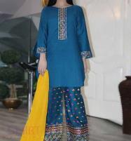 Lawn Full Embroidered Suit Embroidery Trouser UnStitched (DRL-768) Price in Pakistan