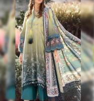 3 PCs Digital Printed Lawn Heavy Embroidered Dress With Chiffon Dupatta (Unstitched) (DRL-1579) Price in Pakistan