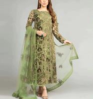 LAWN Full Embroidered Dress with Bamber Embroidered Chiffon Dupatta (UnStitched)  (DRL-1213) Price in Pakistan