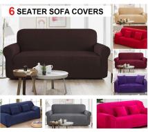 6 Seater Jersey Sofa Cover Sets  (3+2+1 Seater) Price in Pakistan