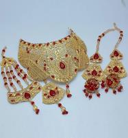 Beautiful Bridal Necklace Set With Jhumka (ZV:14791) Price in Pakistan