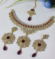 Beautiful Bridal Wedding Necklace Jewellery Set (PS-455) Price in Pakistan
