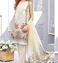 Beautiful Embroidered Lawn Dress with Chiffon Dupatta (Unstitched) (DRL-1025) Price in Pakistan