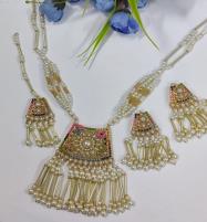 Beautiful MALA Necklace Set With Earring Matha Patti  (PS-463) Price in Pakistan