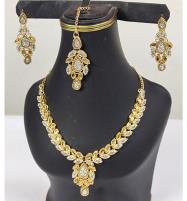 New Beautiful Party Wear Jewelry Set with Earrings & Tikka (PS-492) Price in Pakistan