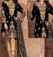 Linen Full Embroidered Suit With Chiffon Full Embroidered Dupatta (LN-227) Price in Pakistan