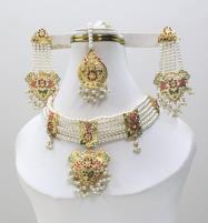 Hyderabad Bridal Jewelry Set With Earring & Matha Patti (PS-427) Price in Pakistan