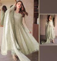 Chiffon Heavy 9mm Sequence Embroidered Dress With 9mm Sequence Embroidered Dupatta (Unstitched) (CHI-868) Price in Pakistan