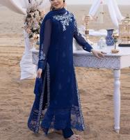 Chiffon Heavy Embroidered Dress With Chiffon Embroidered Dupatta (UnStitched) (CHI-842) Price in Pakistan