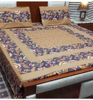 Double Pannel Patched King Size Cotton Printed Bed Sheet Set (BCP-109)	 Price in Pakistan