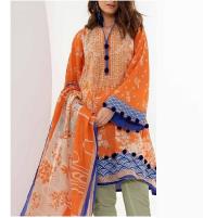 HIT Lawn Embroidered Suit With Chiffon Dupatta (DRL-324) (Unstitched) Price in Pakistan