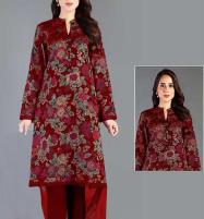 Designer Lawn Full Heavy Embroidered Dress With Trouser 2 Pec Dress (Unstitched) (DRL-1117) Price in Pakistan