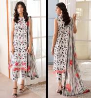 Digital Print Lawn Embroidered Dress Silk Printed Dupatta Digital Print Tourser 2024 (Unstitched) (DRL-1690) Price in Pakistan