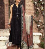 Embroidered Chiffon Wedding Dress with With 4 Sided Embroidered Laced Silk Dupatta  Unstitched (CHI-687) Price in Pakistan