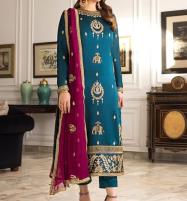 Embroidered Fancy Chiffon Party Wear Dress 2023 (UnStitched) (CHI-822) Price in Pakistan