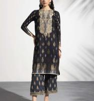 Embroidered Lawn Dress With Chiffon Dupatta (Unstitched) (DRL-1160) Price in Pakistan