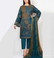 Embroidered Lawn Dress With Chiffon Dupatta (Unstitched) (DRL-1170) Price in Pakistan