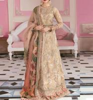 Luxury Organza Embroidered MAXI Unstitched 3 Piece Dress For Bridal  - Luxury Collection 2023 Un-Stitched (CHI-808) Price in Pakistan