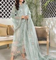 Luxury Organza Full Heavy Embroidered Suits Unstitched 3 Piece (Unstitched) (CHI-779) Price in Pakistan