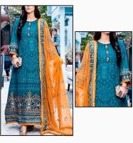Lawn Full Heavy Embroidered Dress with Bhimber Chiffon Dupatta (Unstitched) (DRL-1399) Price in Pakistan