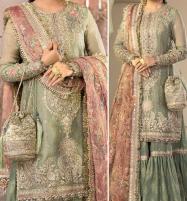 Hit Mysoori Heavy Wedding Embroidered Collection With Net Embroidered Duppata (CHI-471) Price in Pakistan