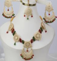Multicolor jewelry Set With Matha Patti (ZV-3386) Price in Pakistan