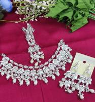 Jewelry Silver Set With Earring & Matha Patti (PS-452) Price in Pakistan